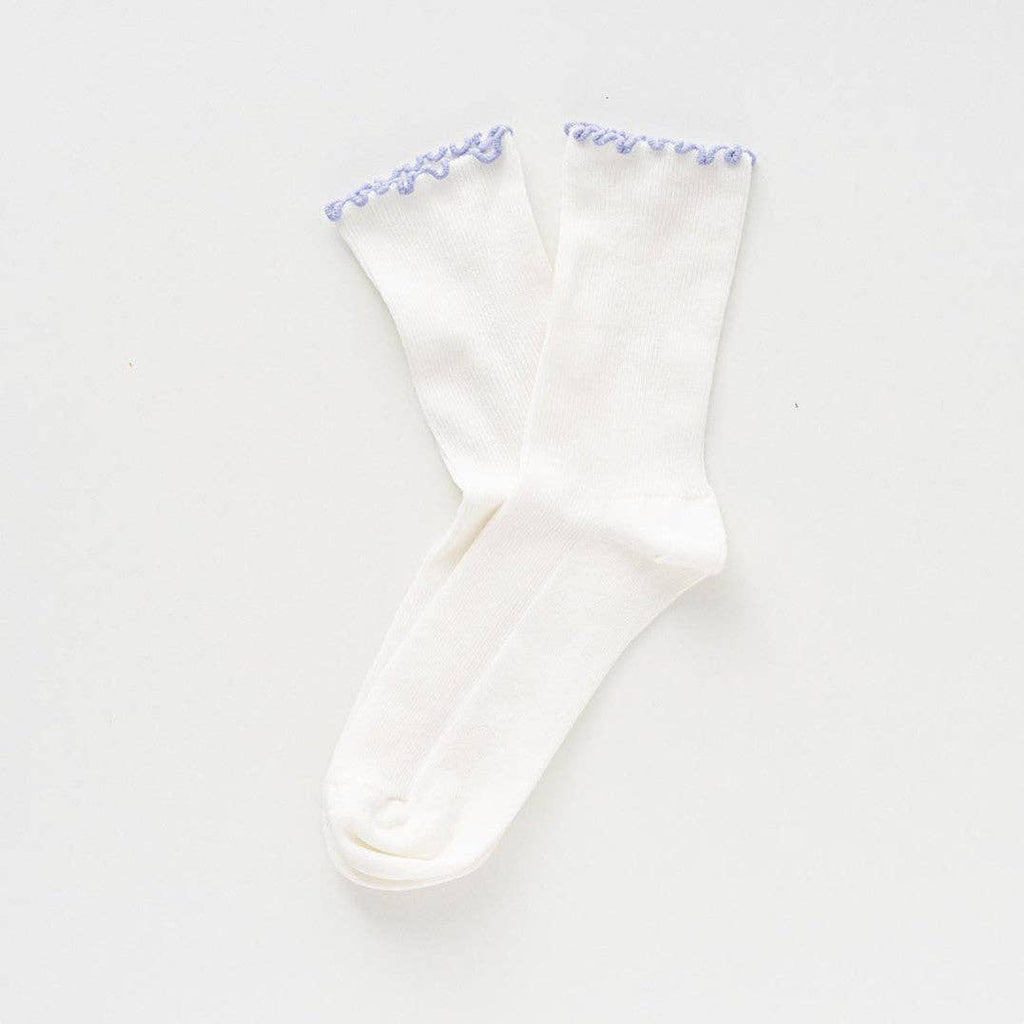 KLUE Organic Cotton Socks with Ruffles | Lilac