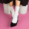 KLUE Organic Cotton Socks with Ruffles | Sky Blue