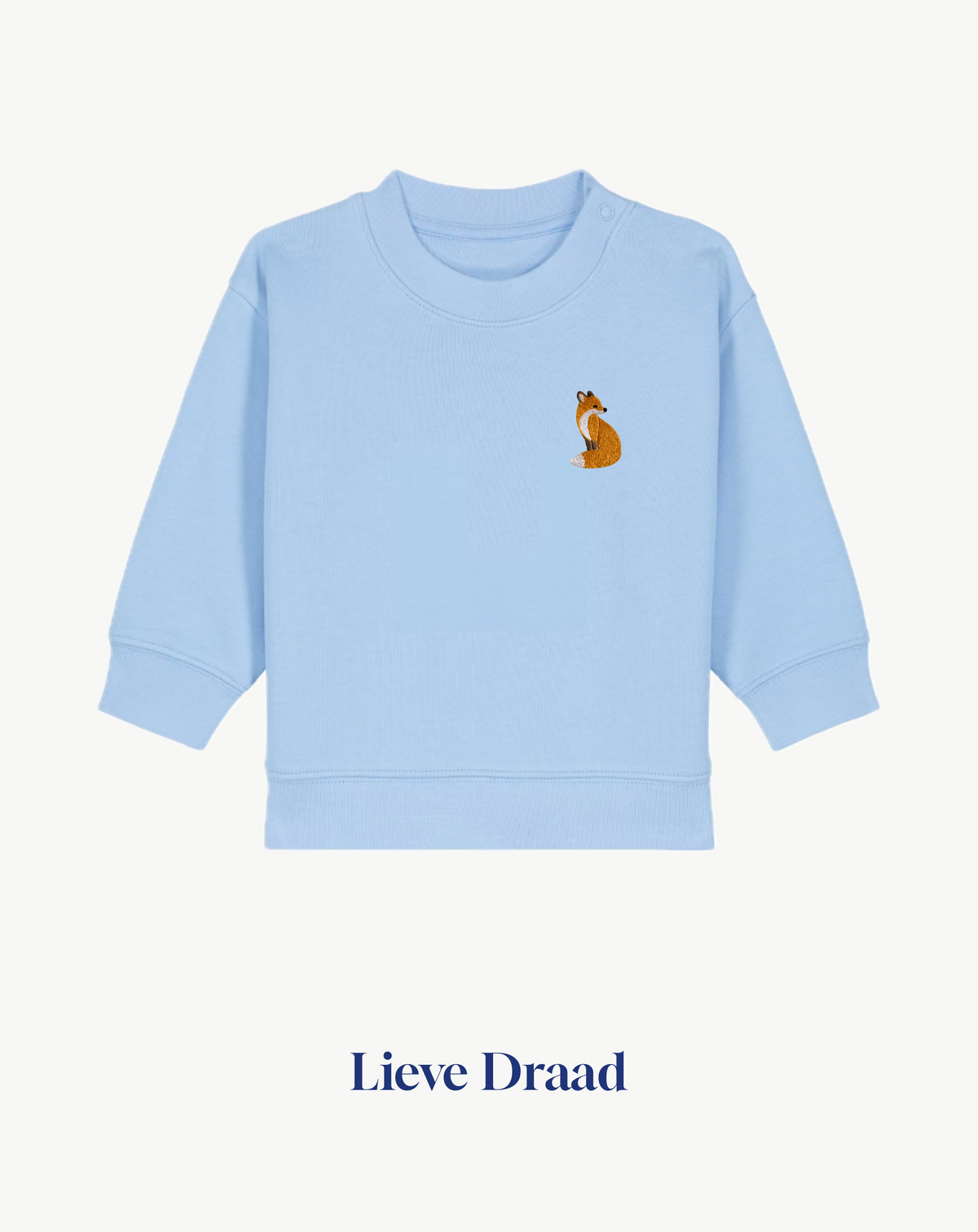 Cute Fox Embroidered Sweatshirt/Hoodie