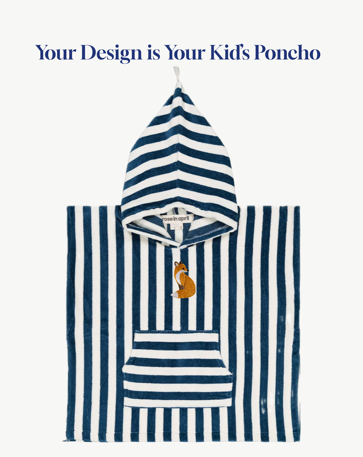 Bath Kids Poncho SUZON (Rose in April)