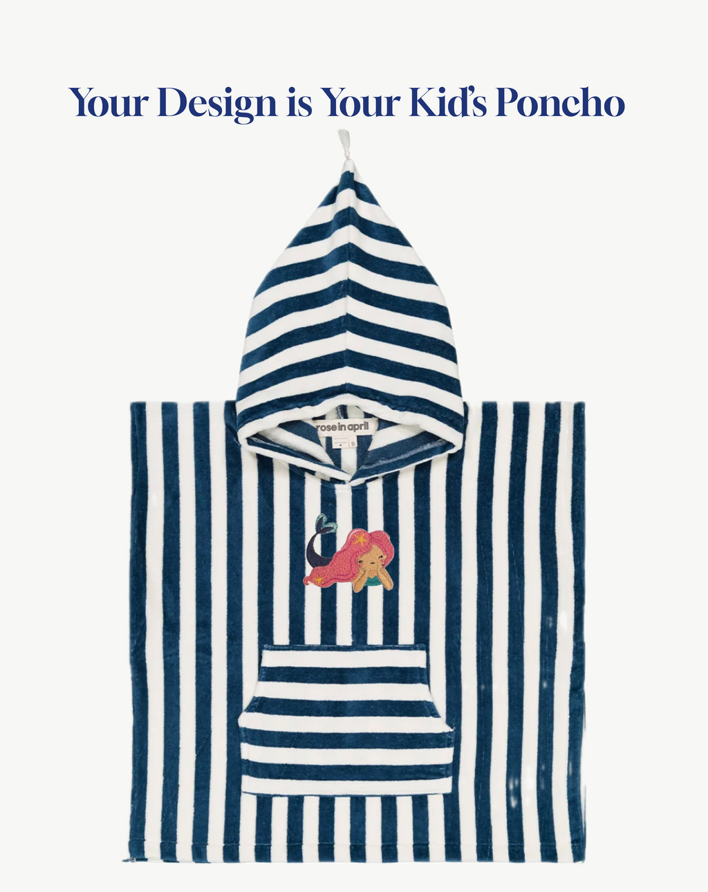 Bath Kids Poncho SUZON (Rose in April)