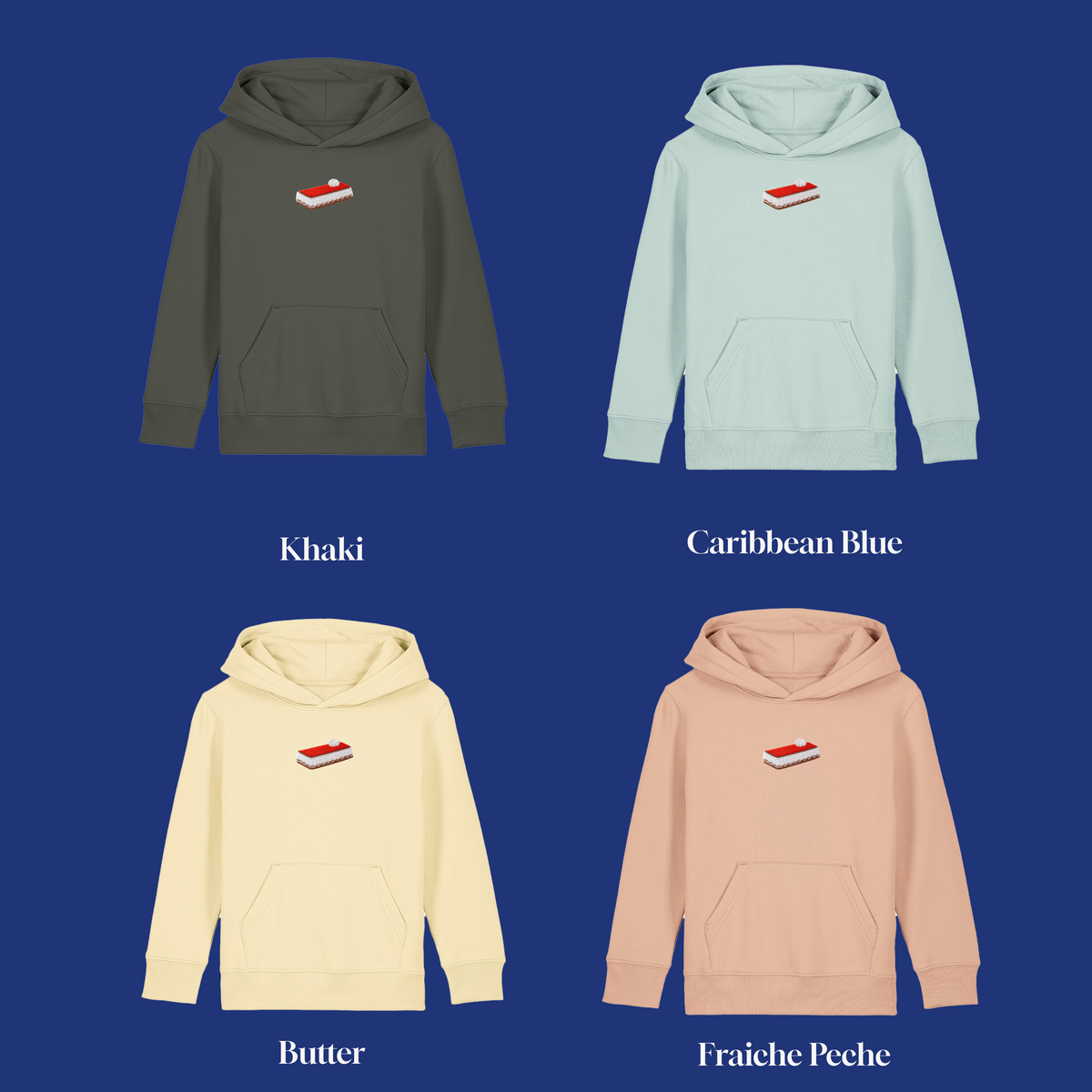 Kids Koningsdag Hoodie & Sweatshirt - Embroidered Tompouce - Orange Outfit