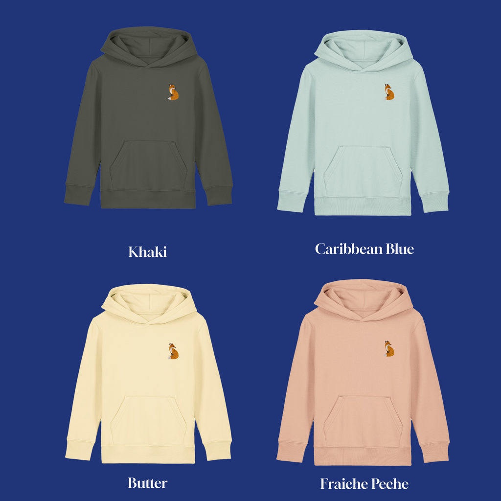 Cute Fox Embroidered Sweatshirt/Hoodie