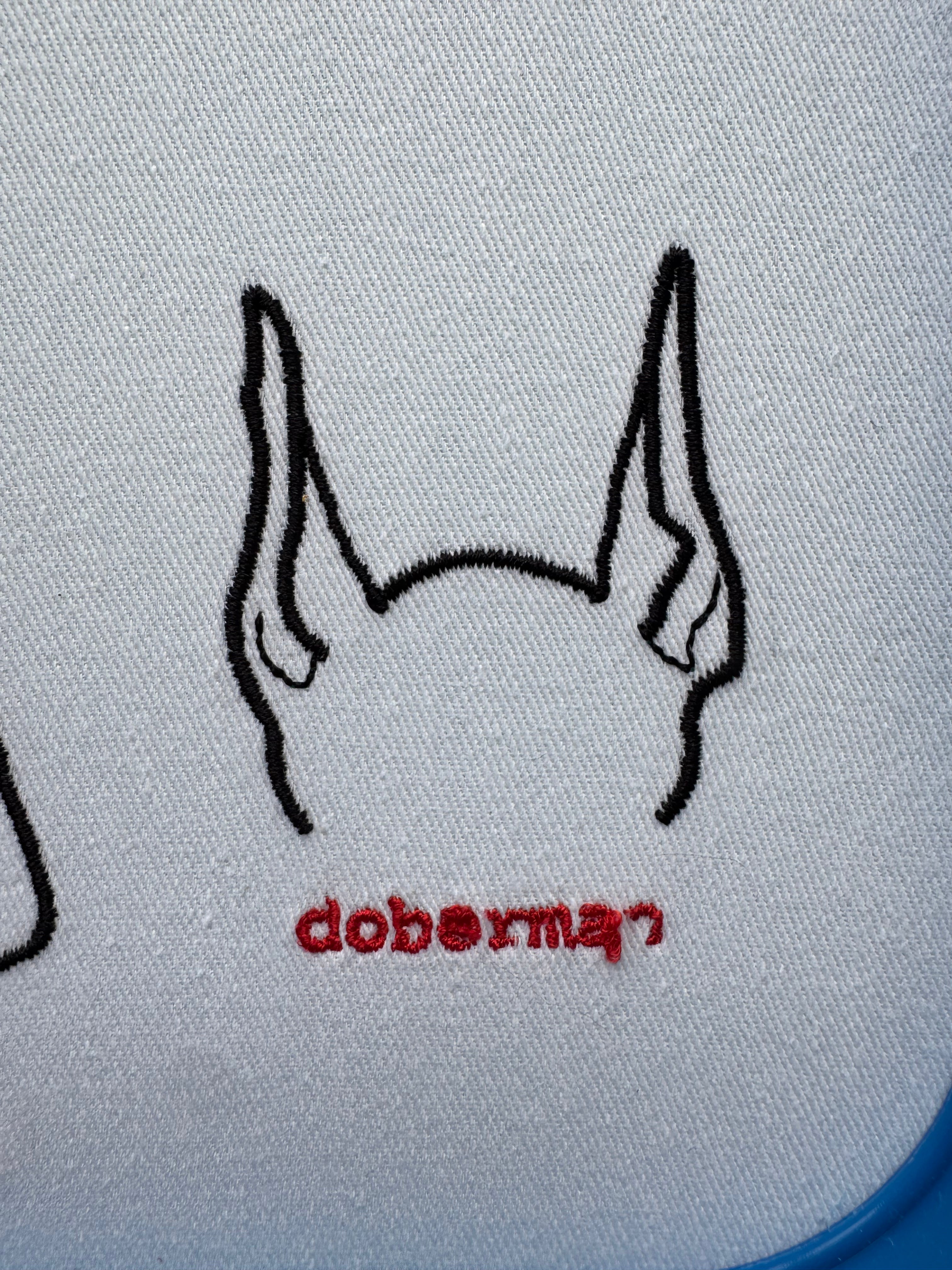 Custom Pet Portrait Line Art T-Shirt — Personalized Outline Dog & Cat Embroidery