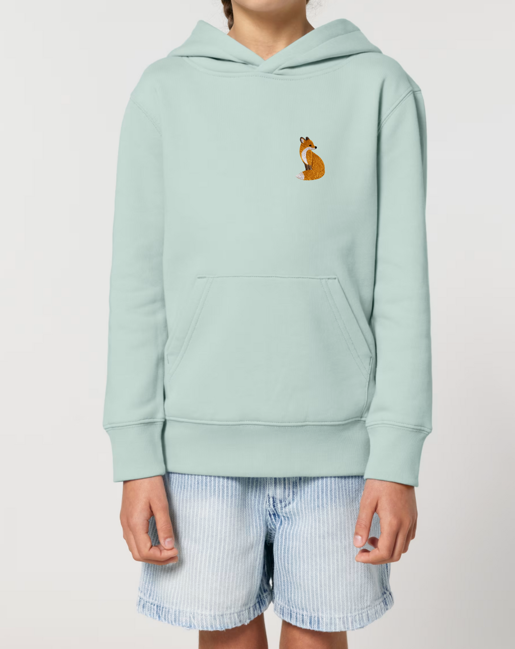 Cute Fox Embroidered Sweatshirt/Hoodie