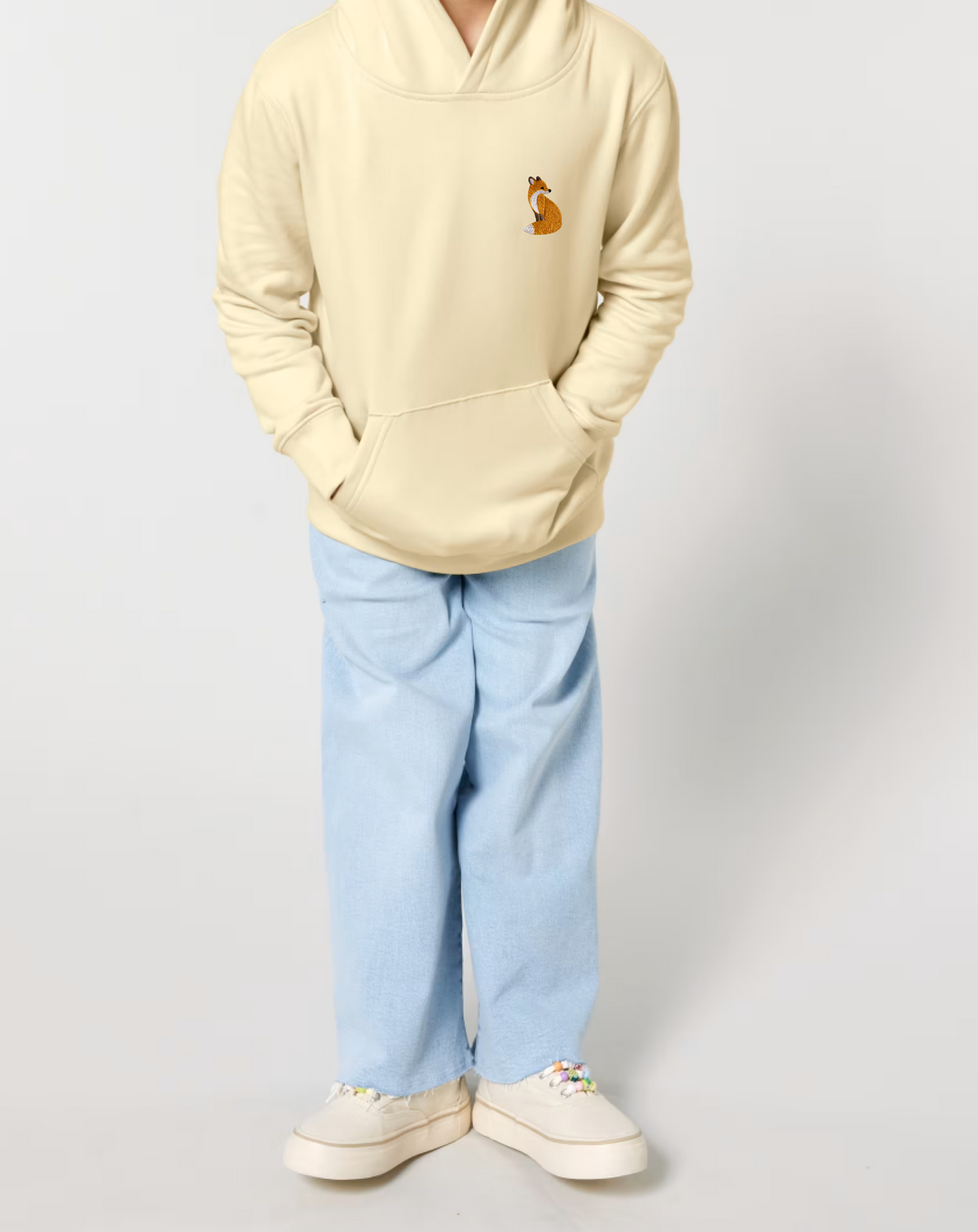 Cute Fox Embroidered Sweatshirt/Hoodie