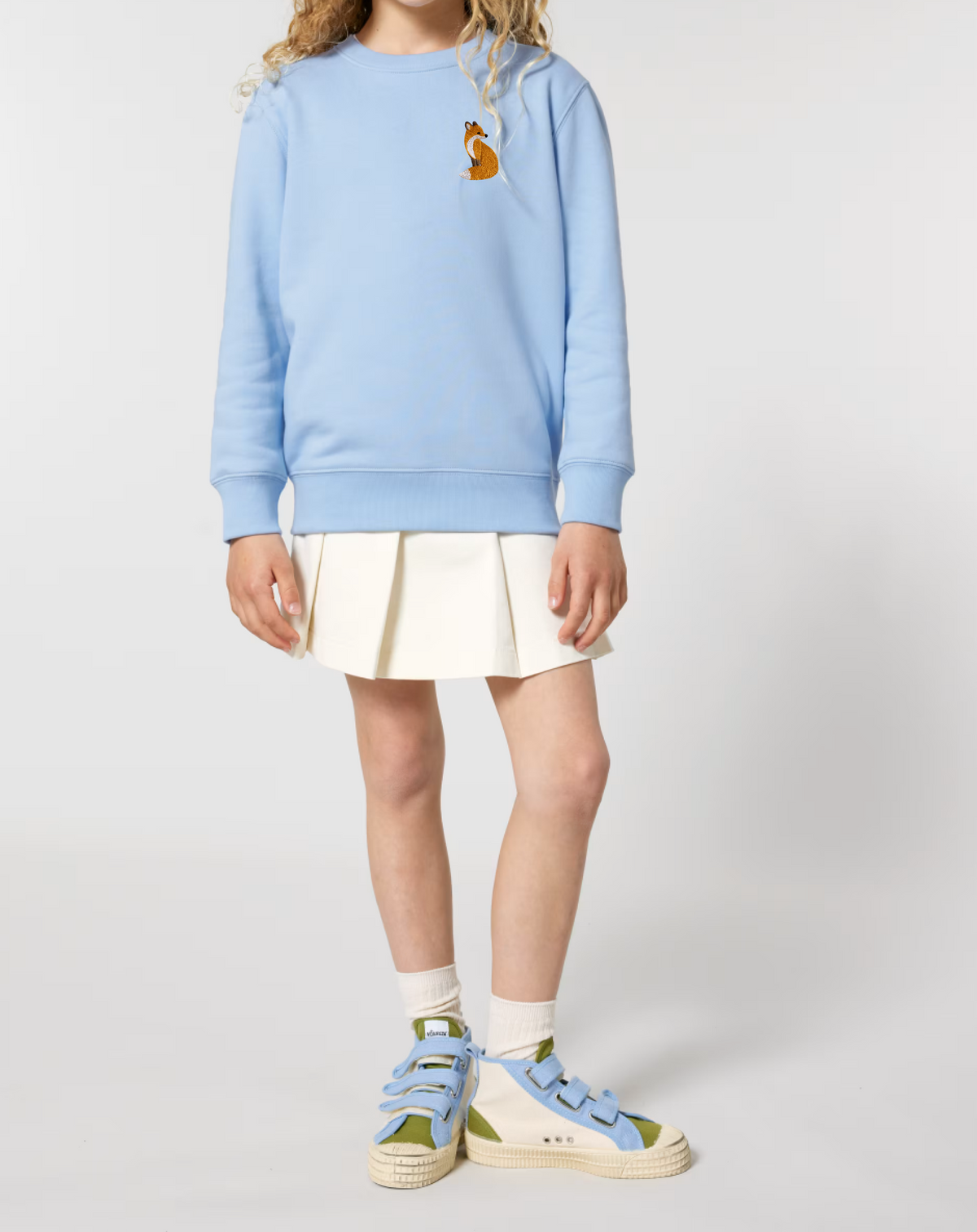 Cute Fox Embroidered Sweatshirt/Hoodie
