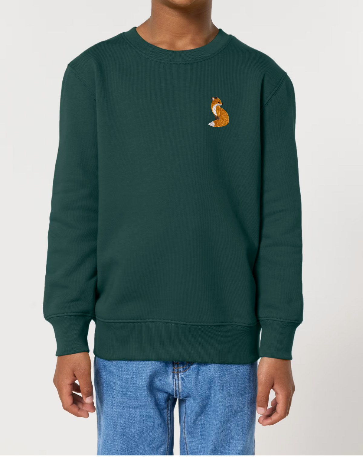 Cute Fox Embroidered Sweatshirt/Hoodie