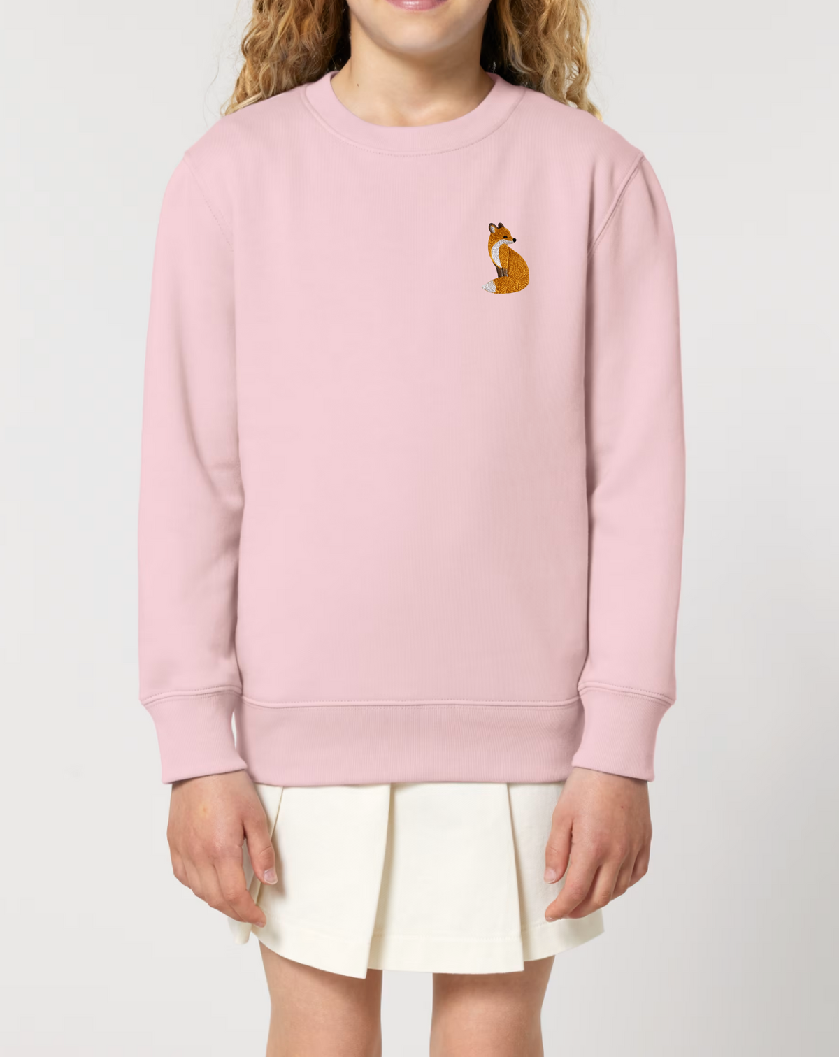 Cute Fox Embroidered Sweatshirt/Hoodie
