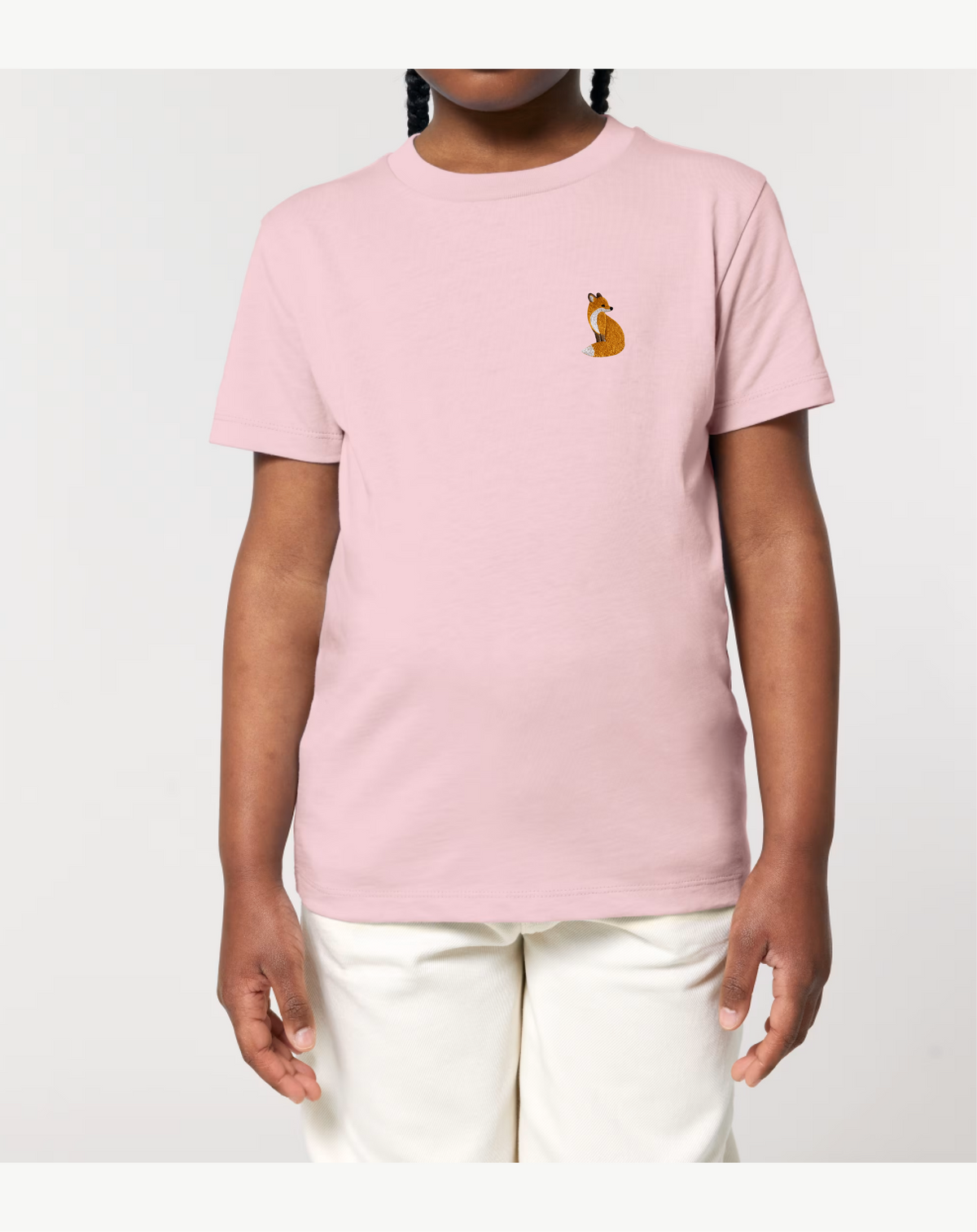 Kids Sweatshirt T-shirt | Fox Embroidery