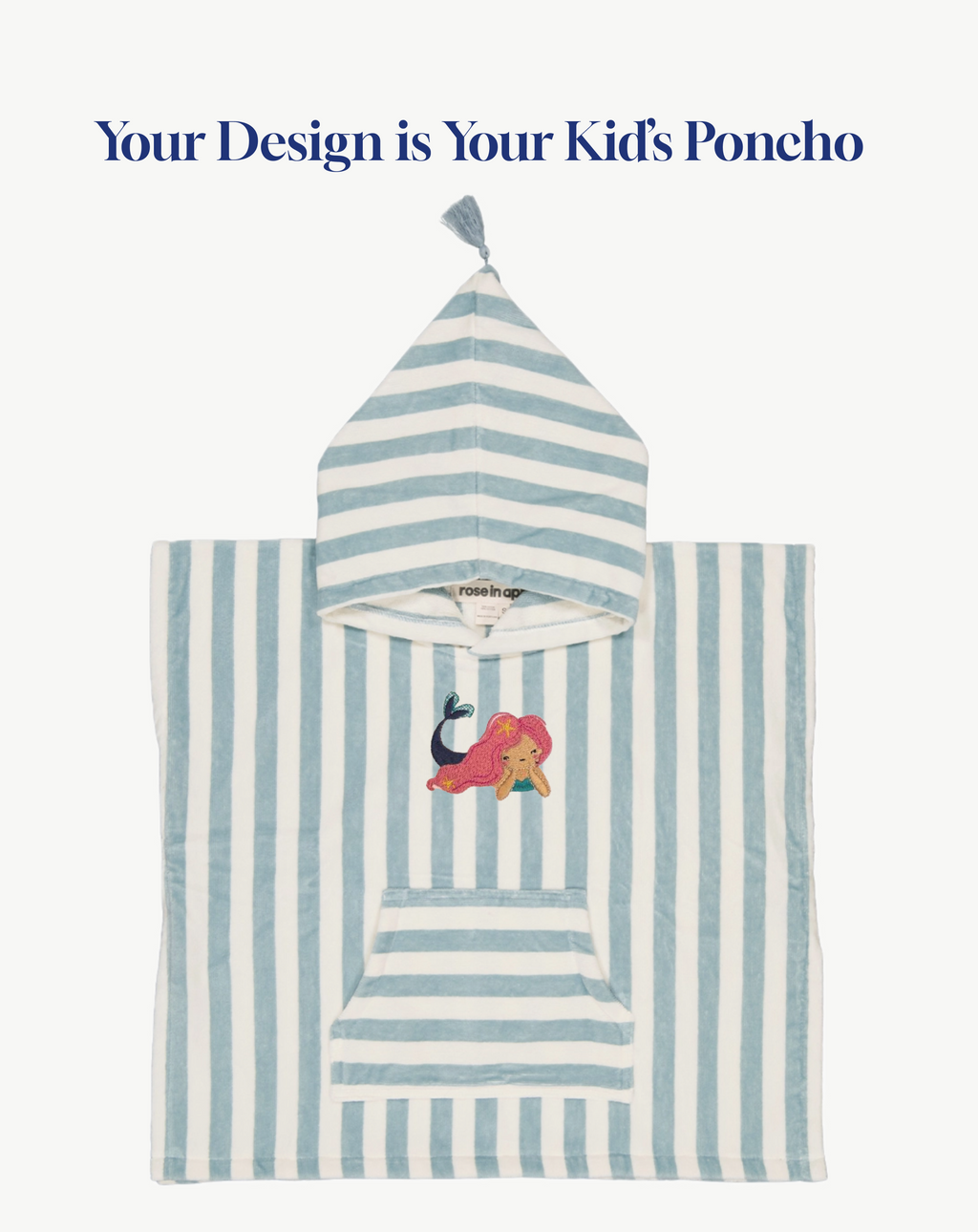 Bath Kids Poncho SUZON (Rose in April)