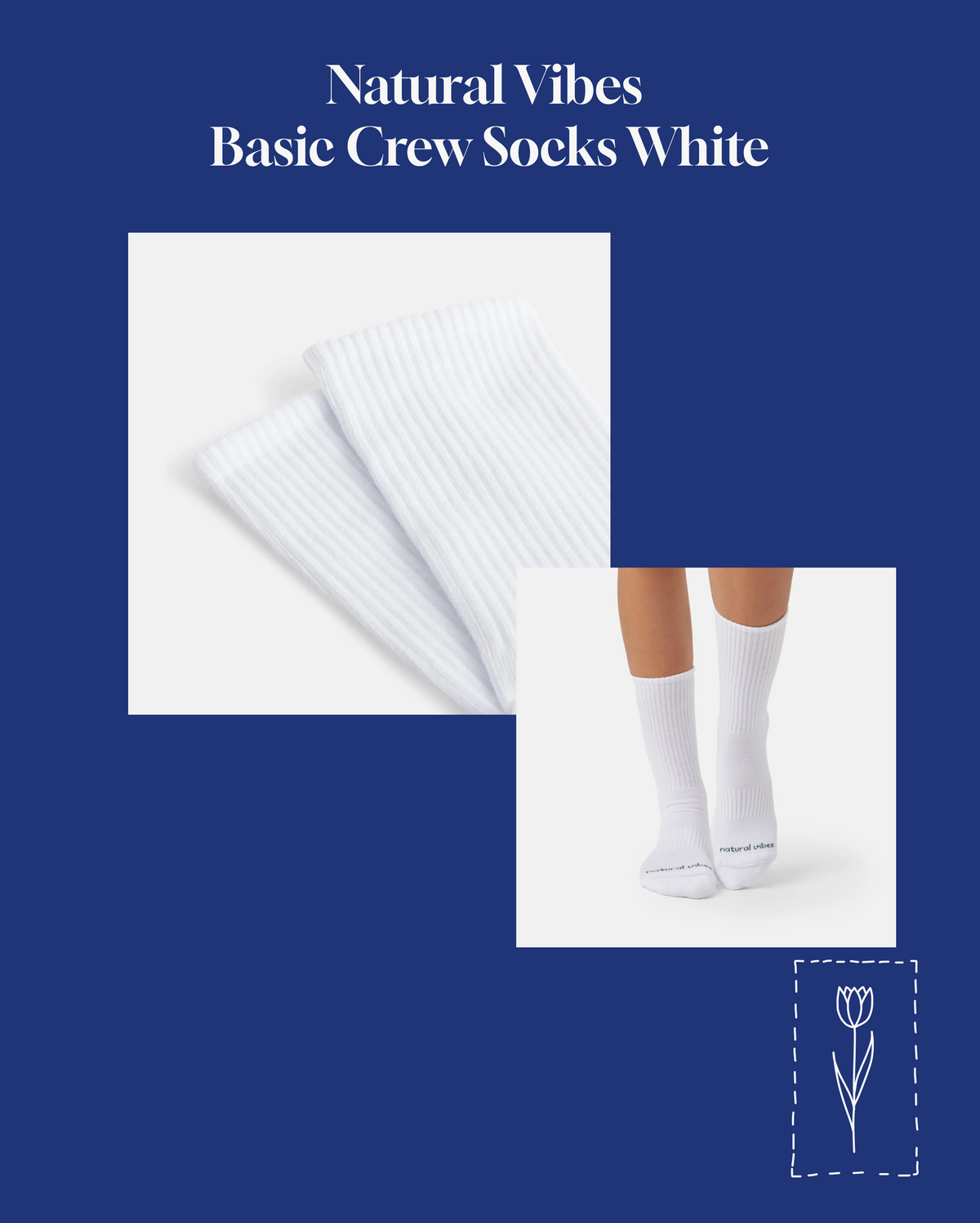 Natural Vibes Custom Embroidered Socks (Halloween outfit)