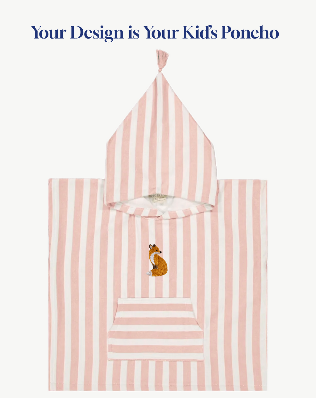 Bath Kids Poncho SUZON (Rose in April)