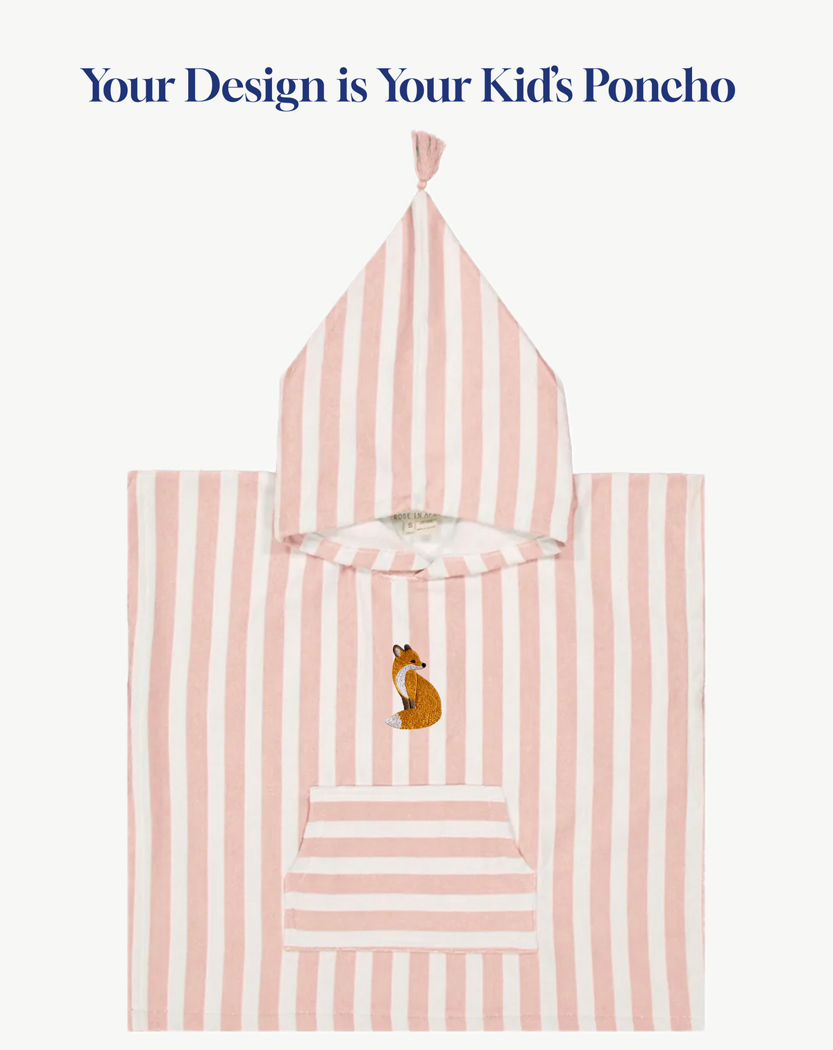 Bath Kids Poncho SUZON (Rose in April)