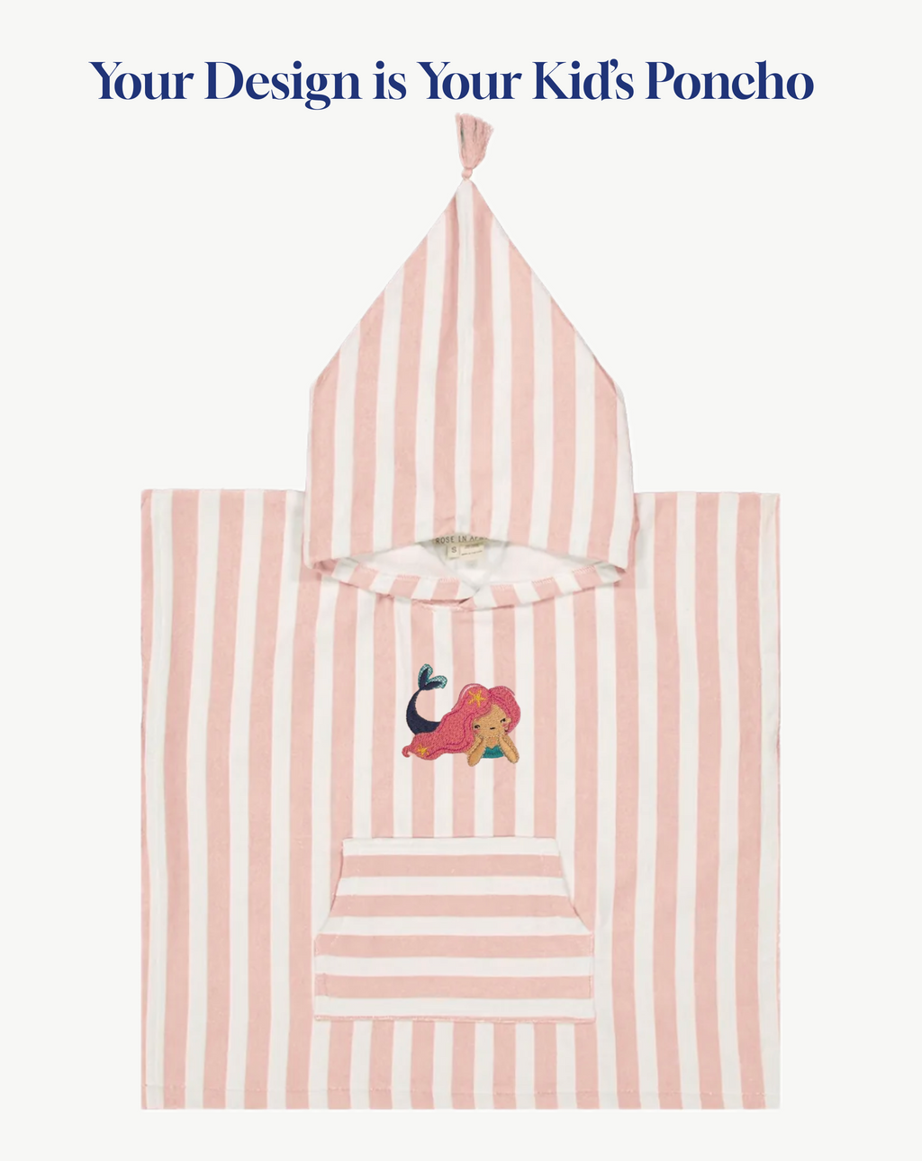 Bath Kids Poncho SUZON (Rose in April)