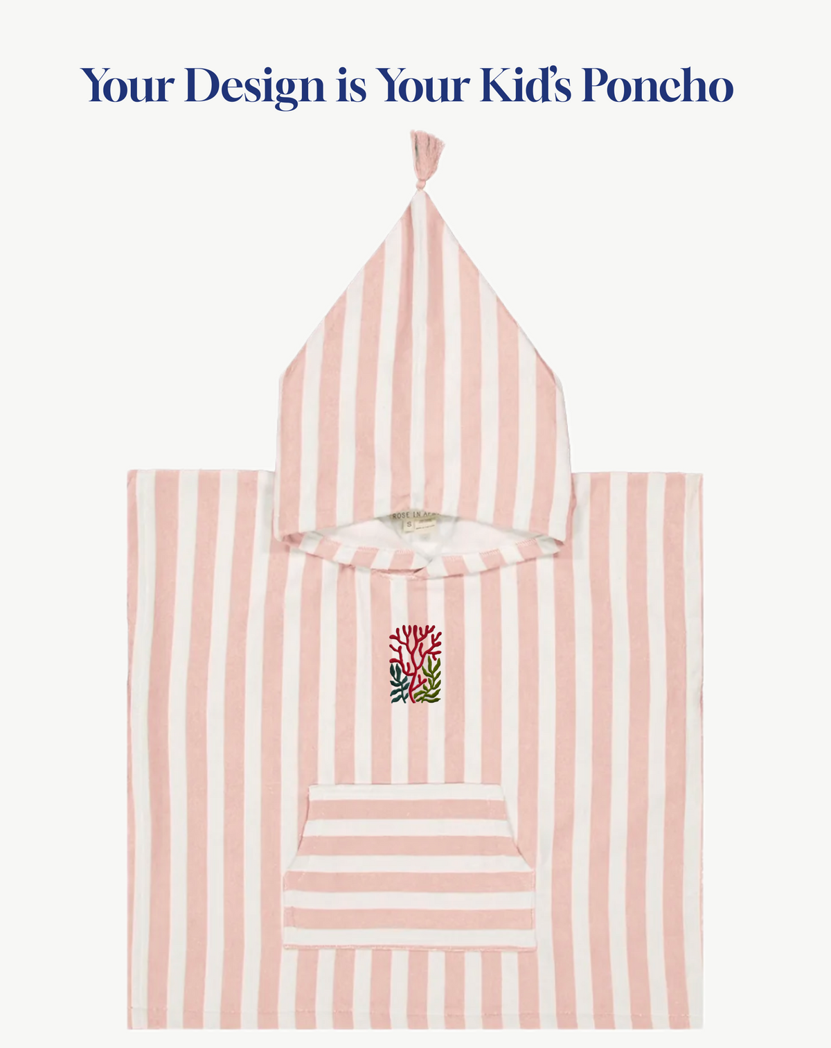 Bath Kids Poncho SUZON (Rose in April)