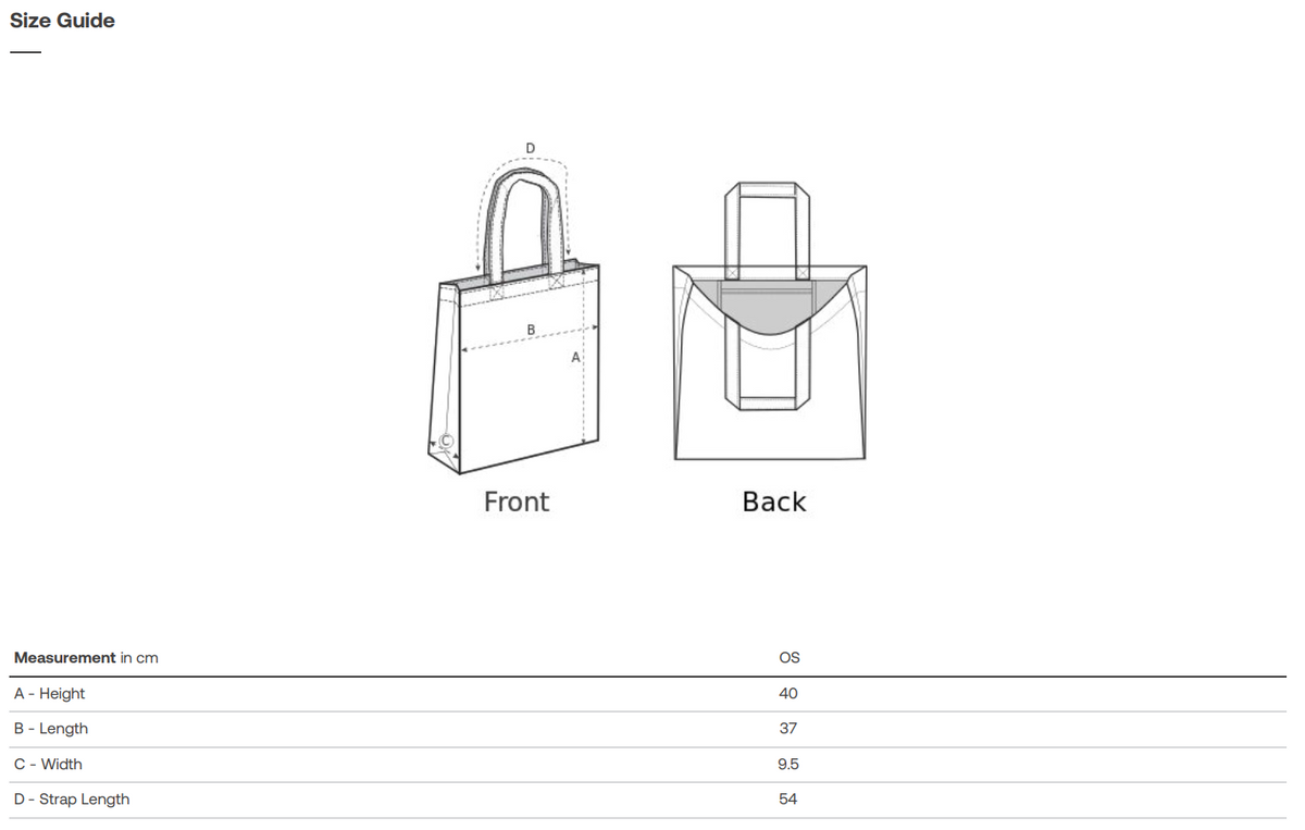 Minimalist Embroidered "HAARLEM" Tote Bag