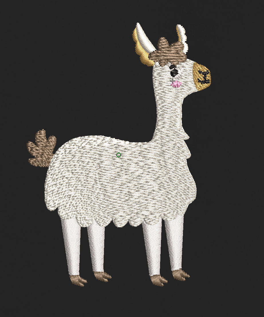 Embroidered Llama Kids T-Shirt Hoodie, Sweatshirt