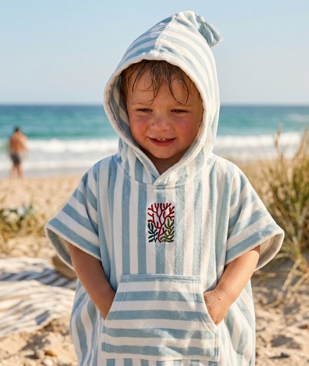 Bath Kids Poncho SUZON (Rose in April)