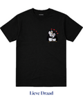 Embroidered Penguin Love Relaxed Fit T-Shirt — Organic Cotton Tee