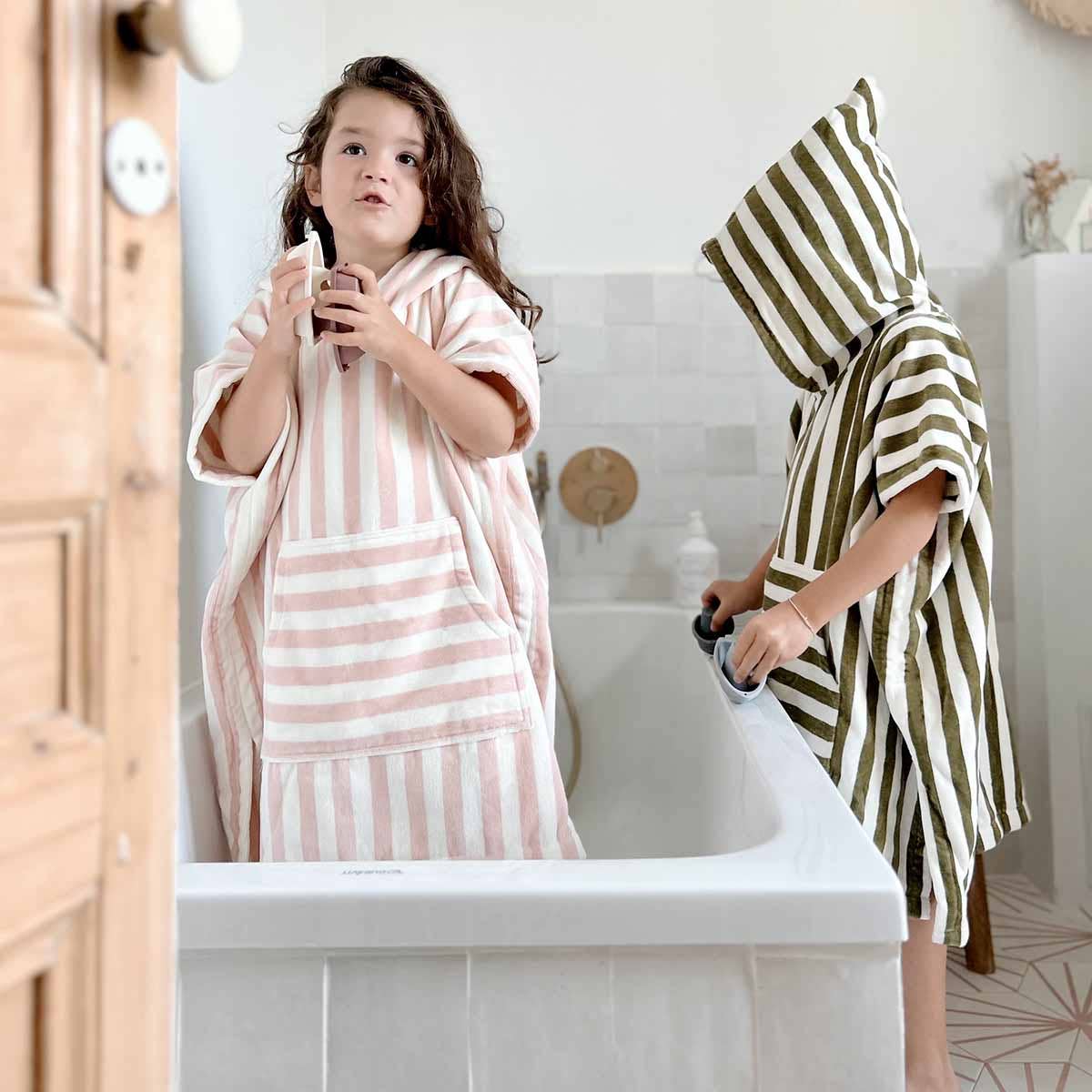 Bath Kids Poncho SUZON (Rose in April)