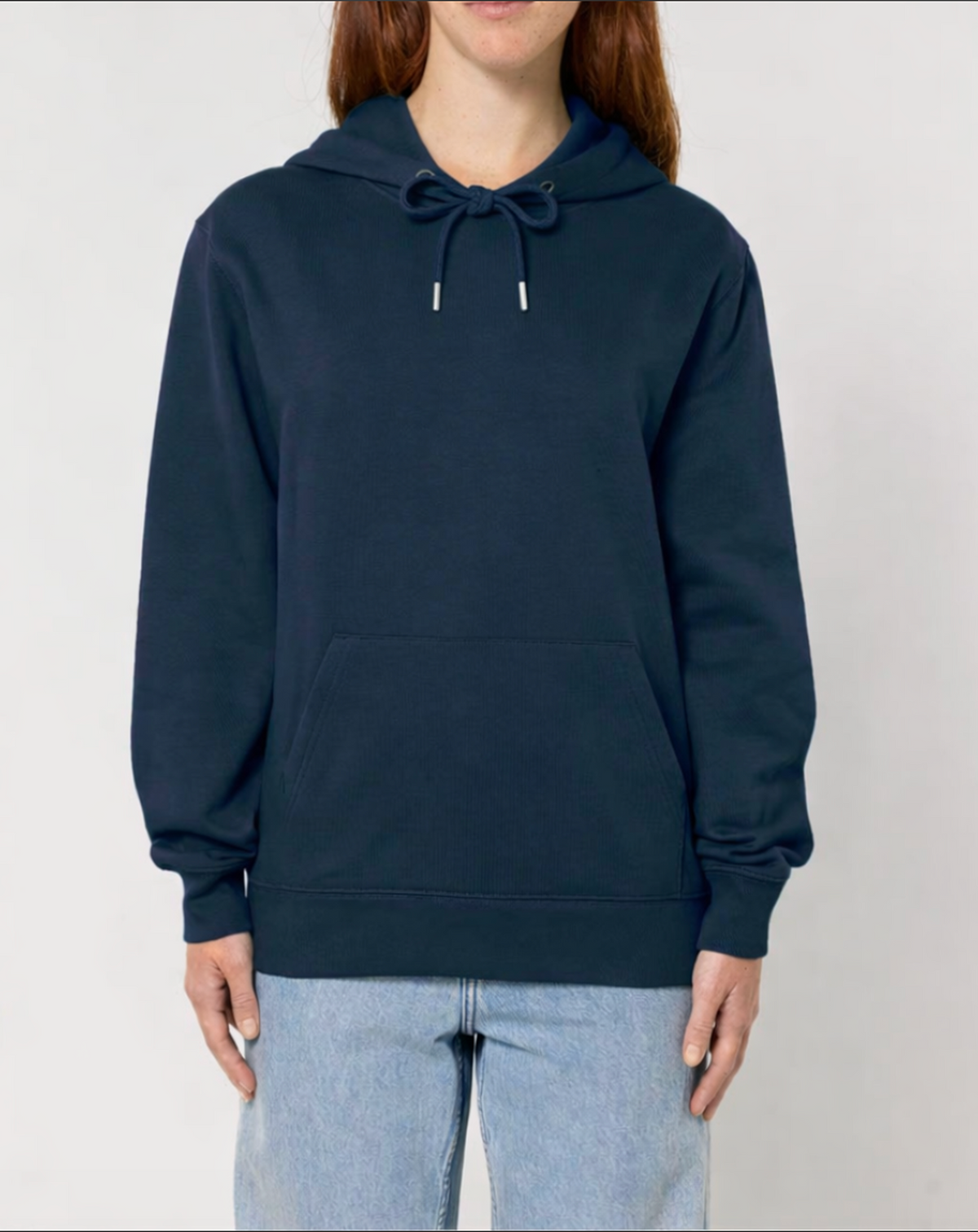 Polar Love Embroidered Hoodie - Relaxed Fit Hooded Sweatshirt - Warm