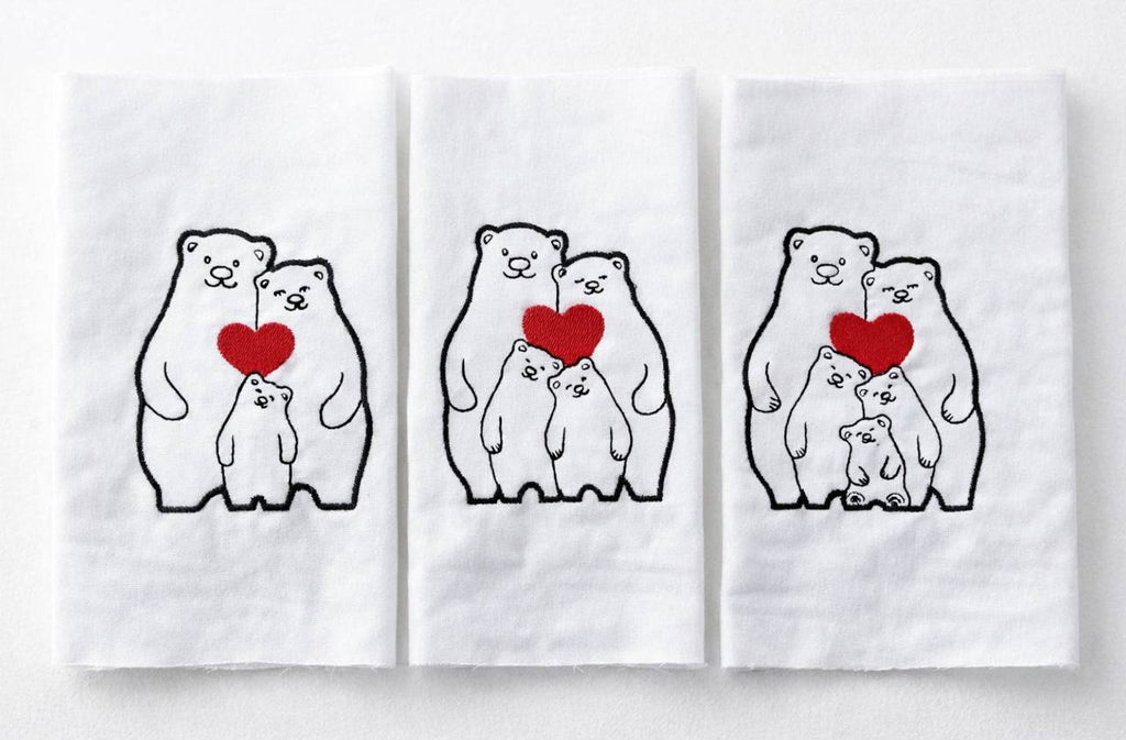 Relaxed Fit Embroidered T-Shirt - Polar Love Collection - 100% Cotton